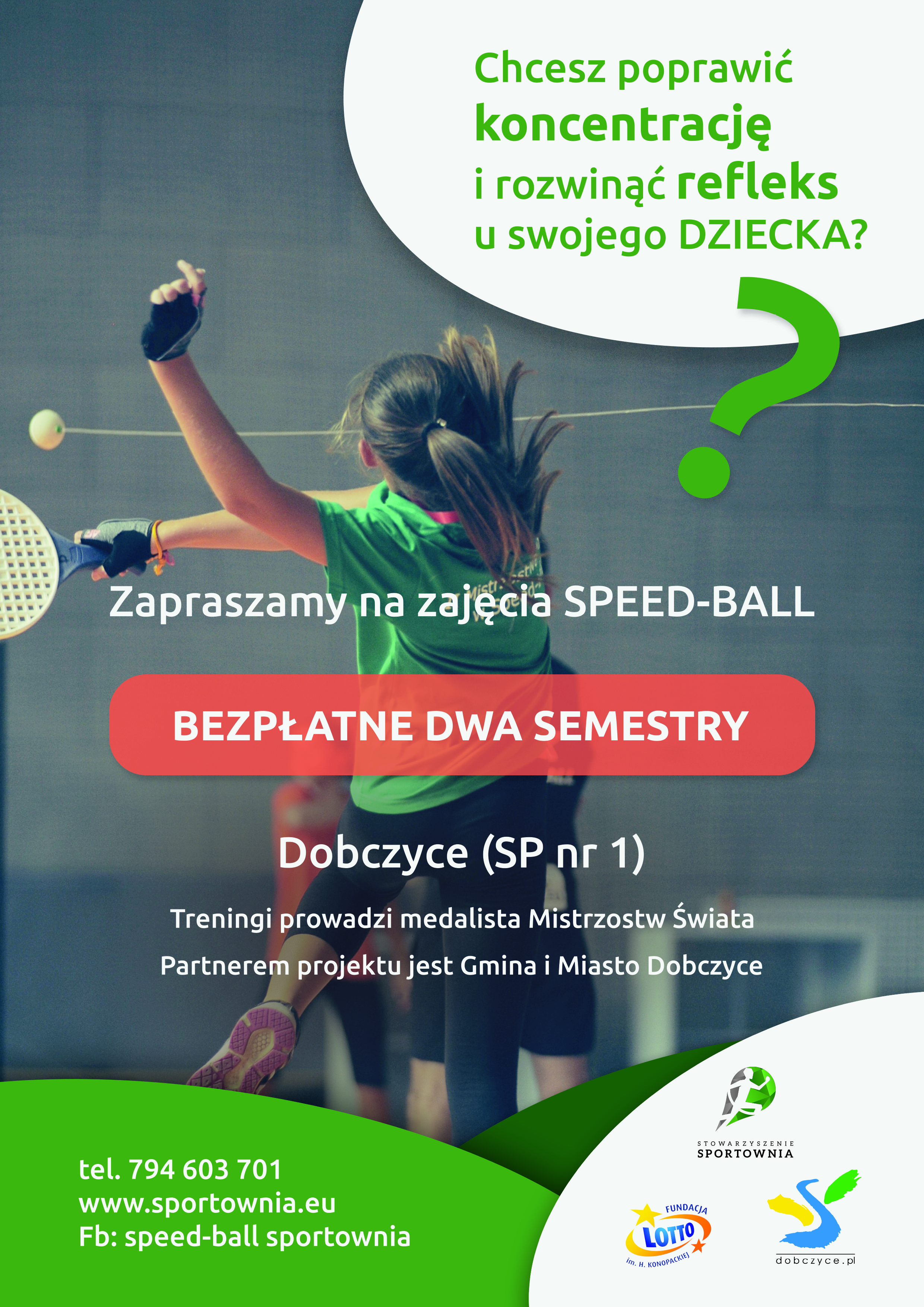 Recruitment for Speed-ball Classes in Dobczyce